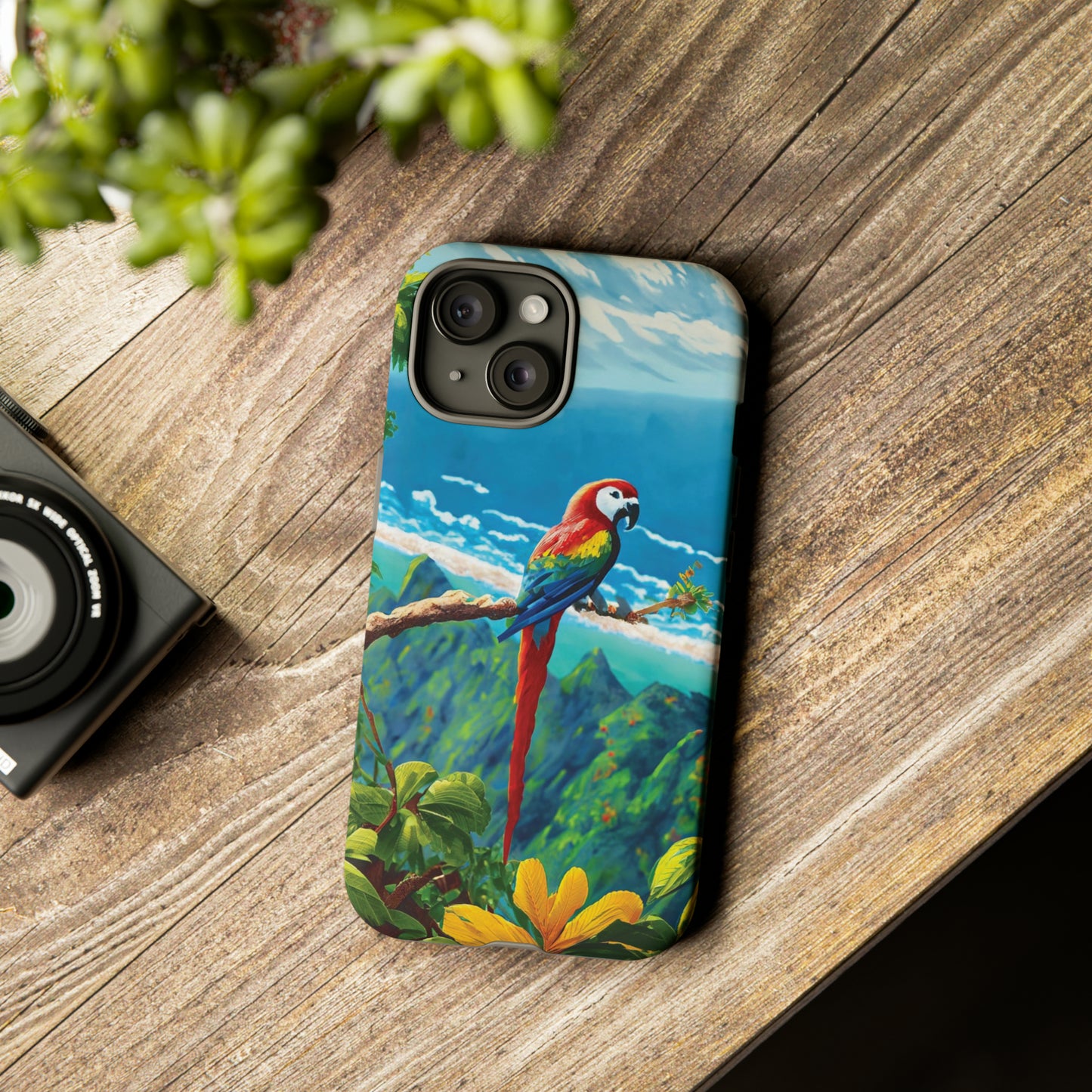 Tropical Guardian: Parrot Edition Phone Armor