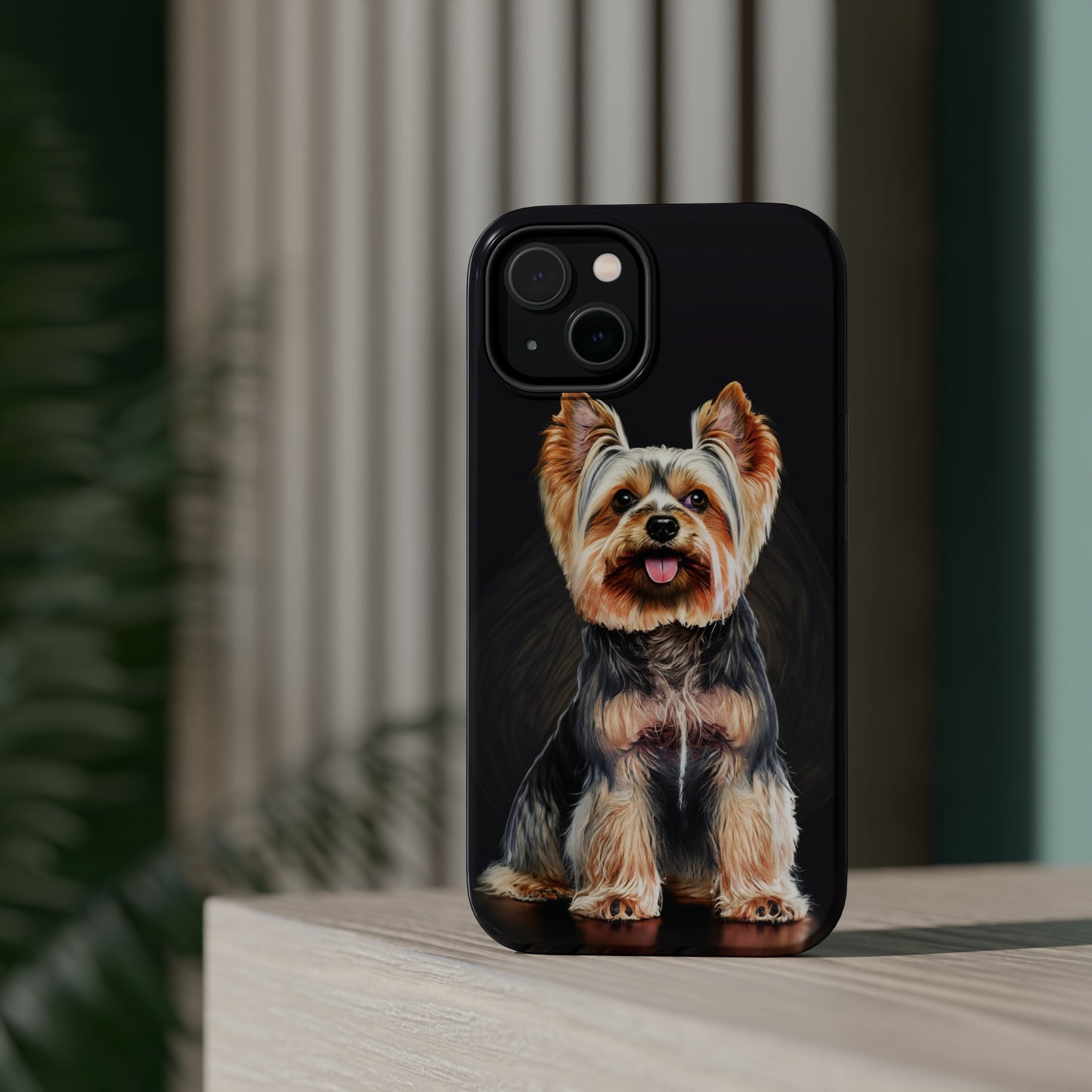 Pocket-Size Protector: Magsafe Guardian Yorkie Flair Tough Case