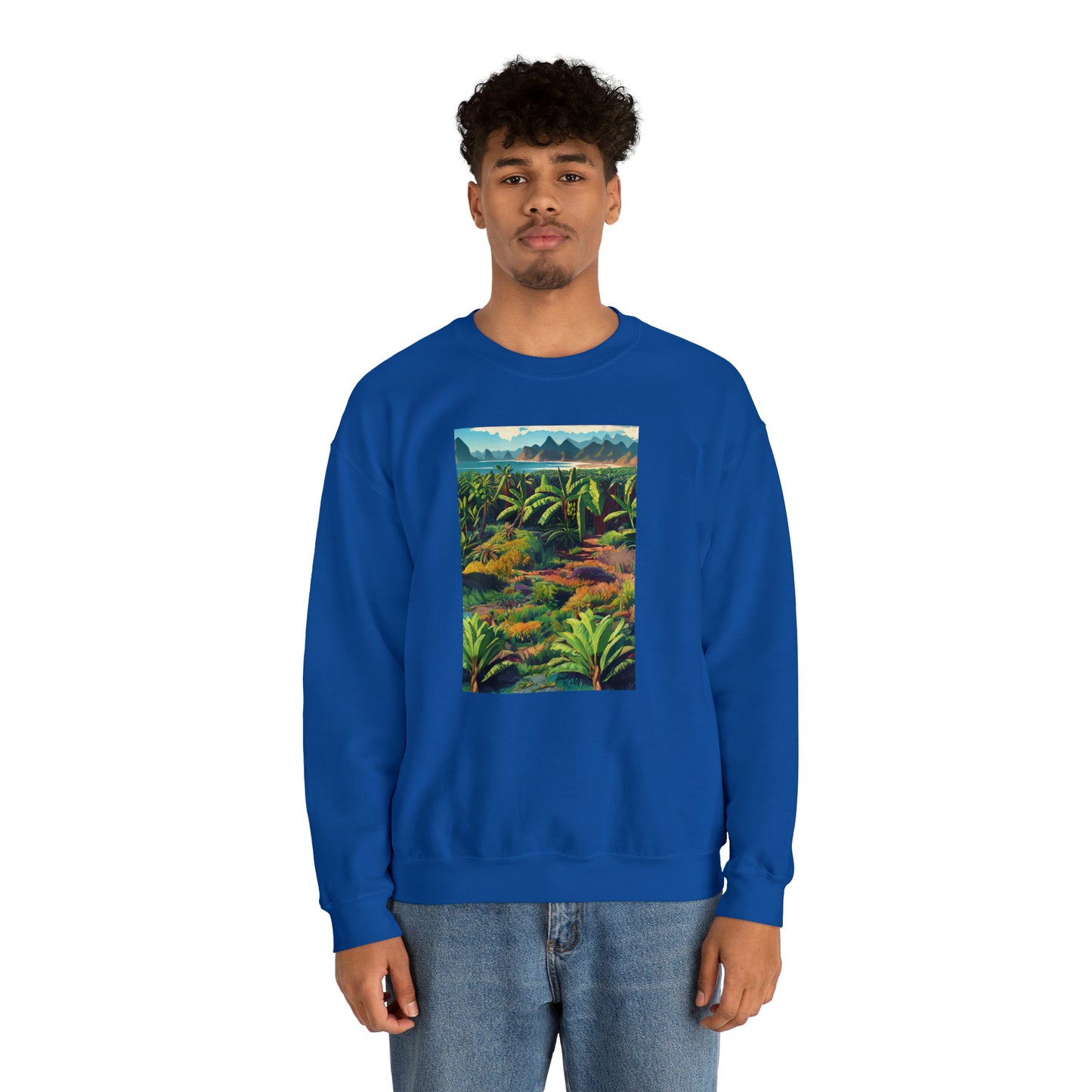 Tropicana Harvest: Banana Plantation Edition Unisex Heavy Blend™ Crewneck Sweatshirt