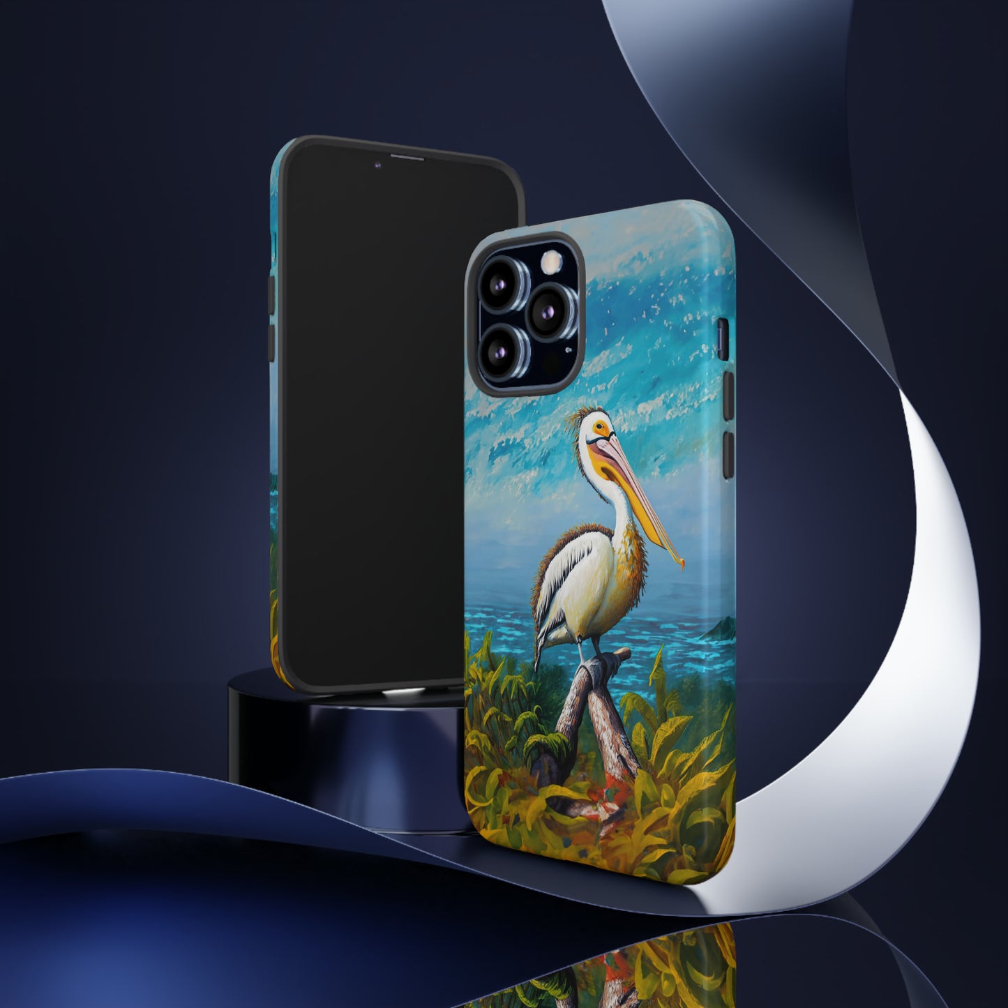 Nature's Guardian: Pelican Edition Tough Phone Case