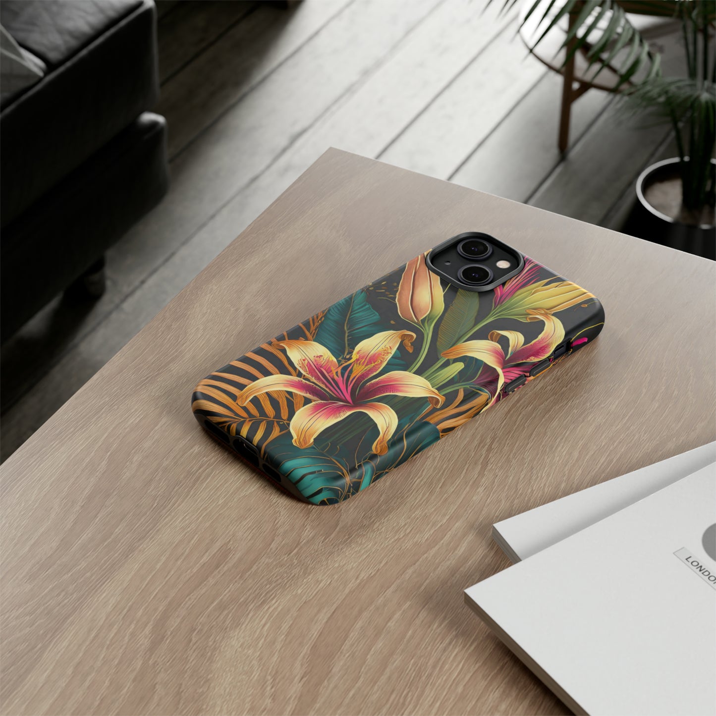 Gilded Blooms: Jimmy Reefs Tropical Elegance Case
