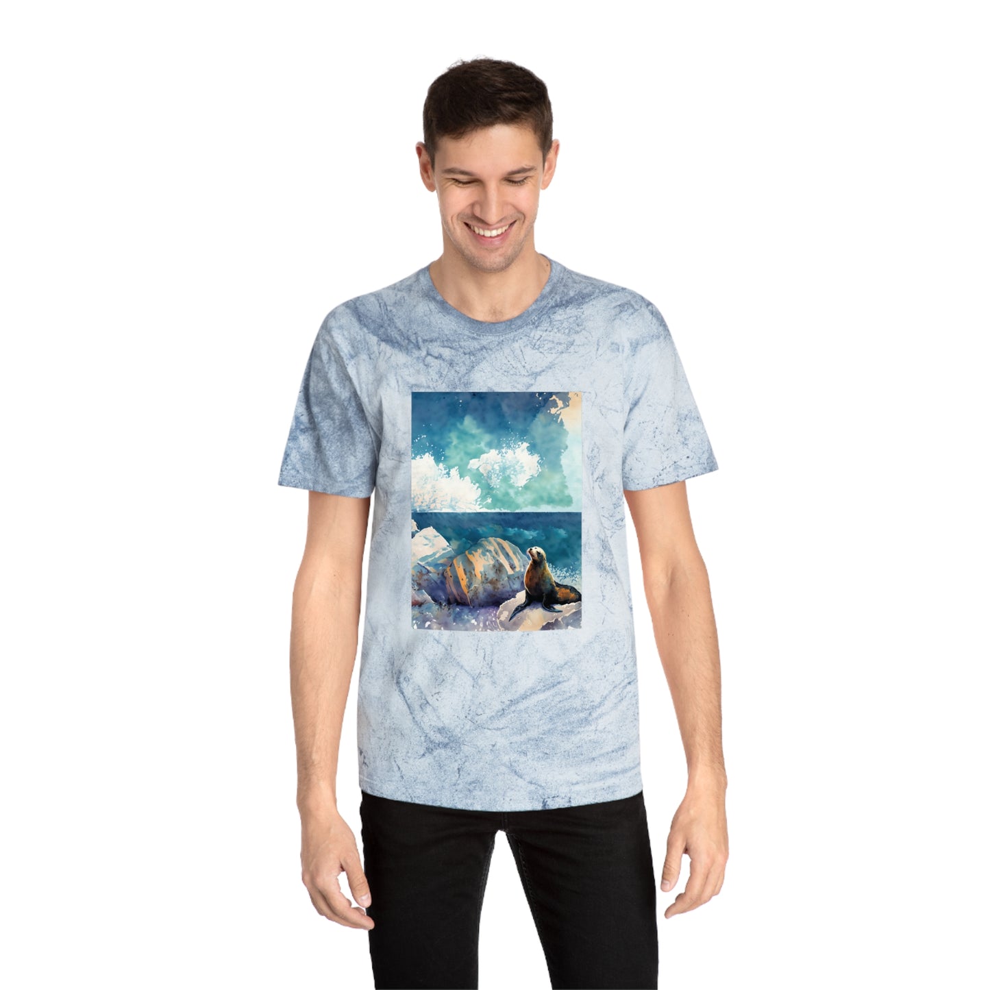 Sea Lion Spectrum: Jimmy Reefs Color Blast T-Shirt