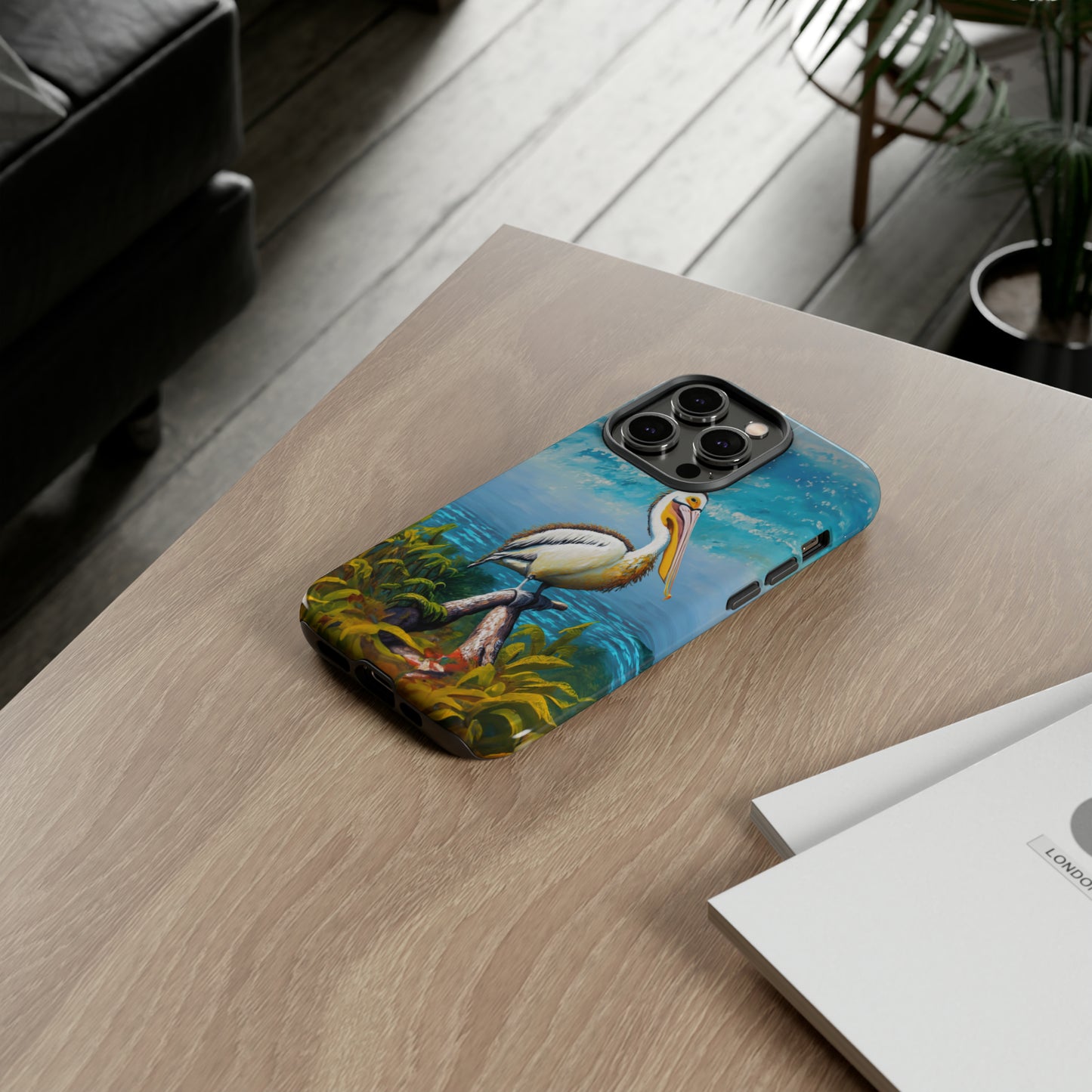 Nature's Guardian: Pelican Edition Tough Phone Case