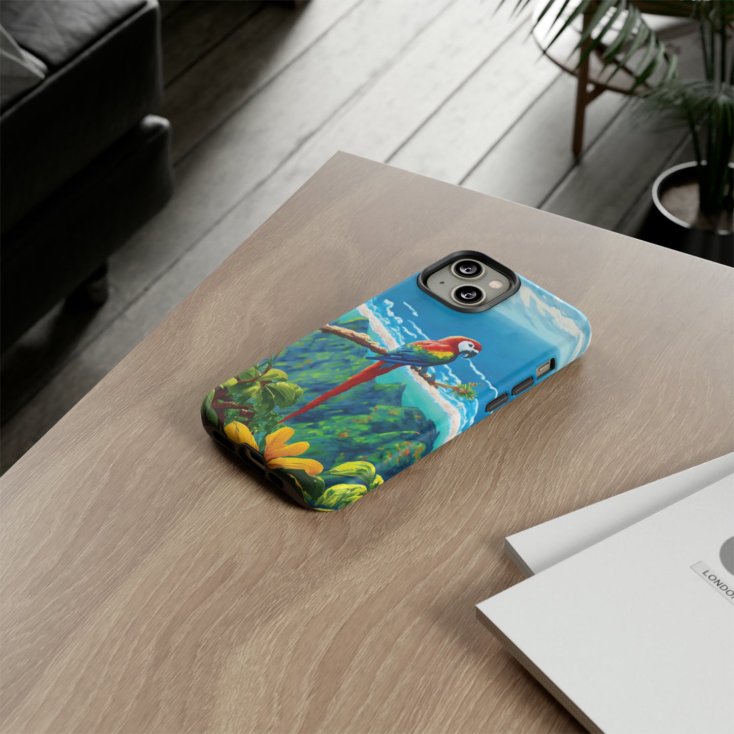 Tropical Guardian: Parrot Edition Phone Armor