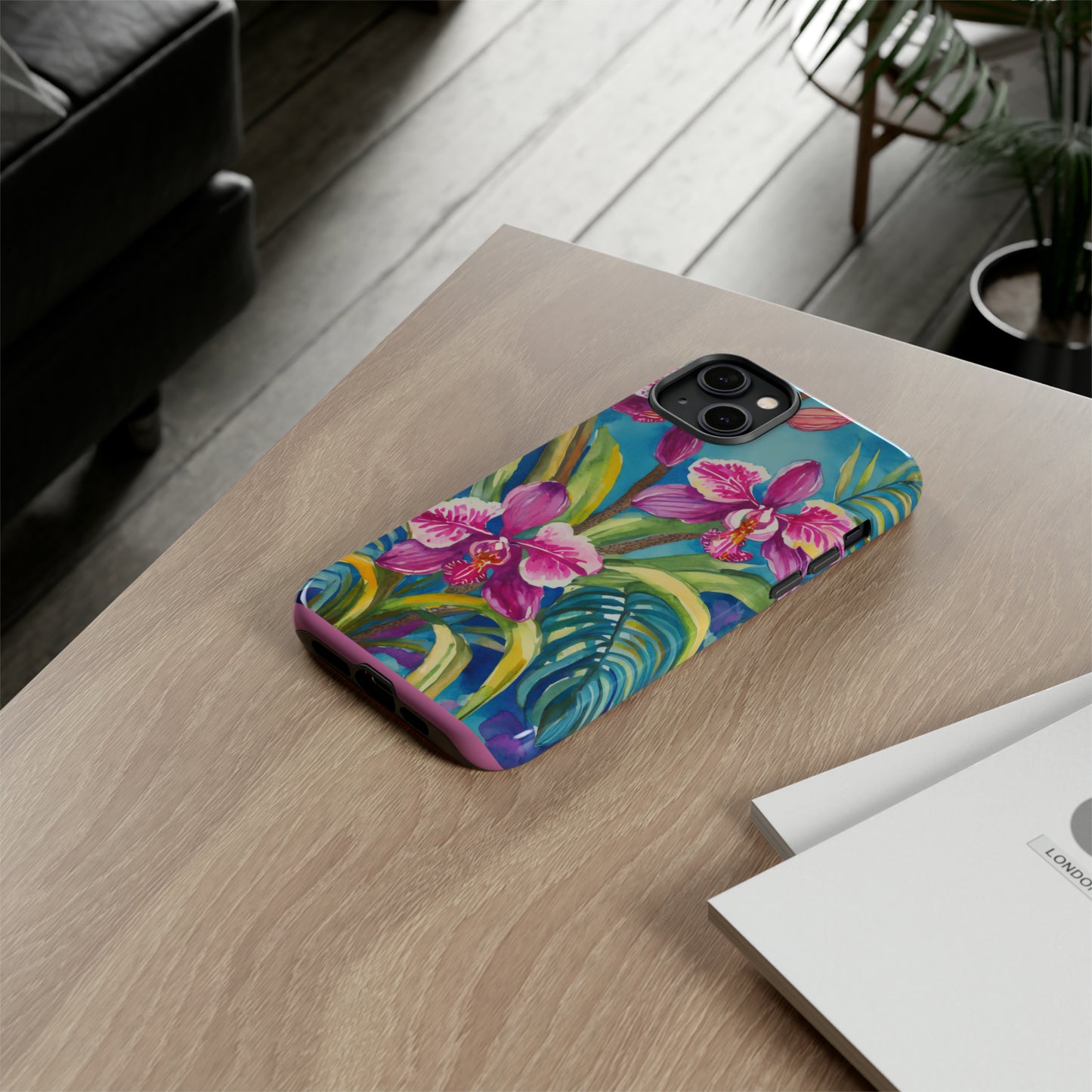 Orchid Dreams: Jimmy Reefs Pink Phalaenopsis Tough Case