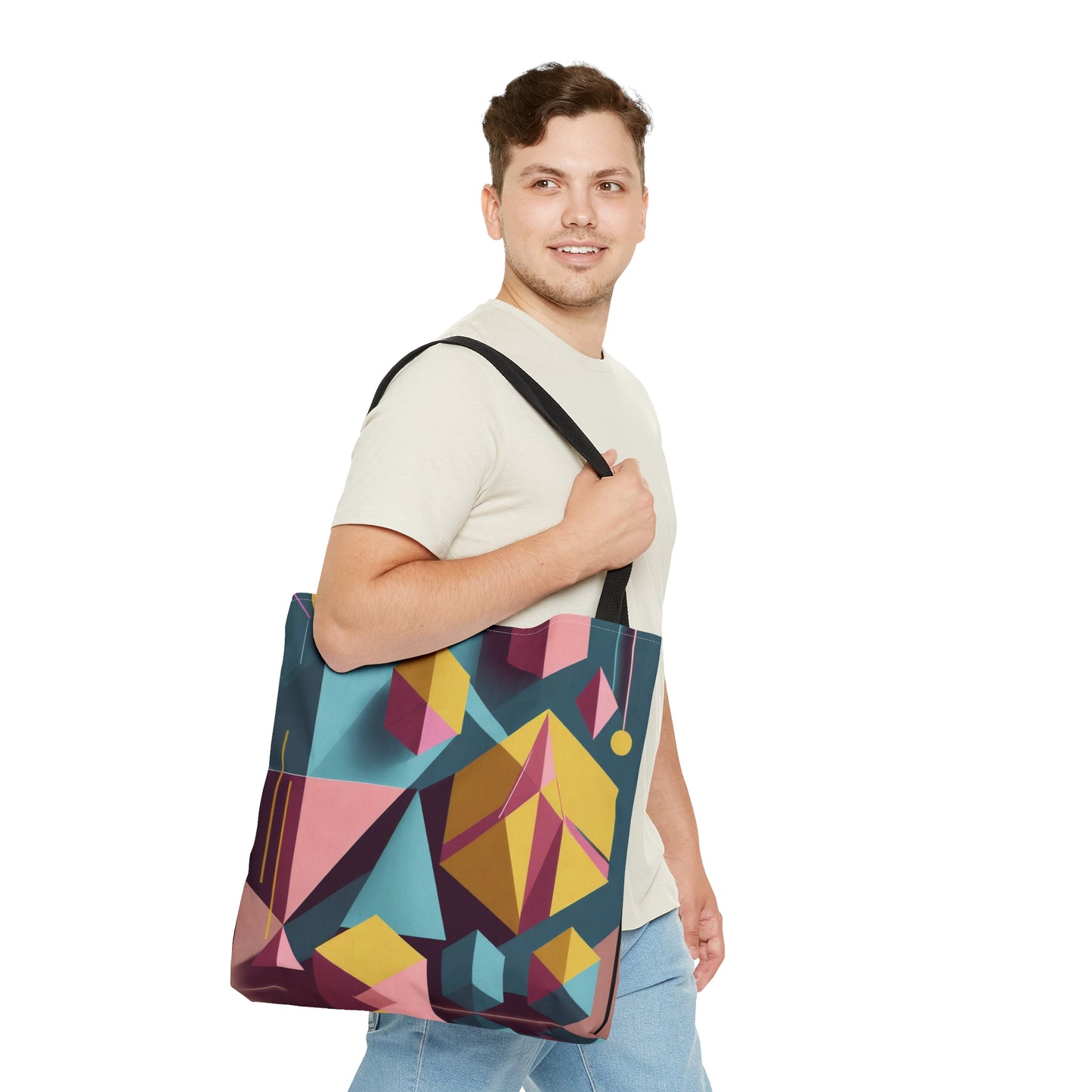 Retro Futura Chic: Jimmy Reefs Timeless Tote Bag