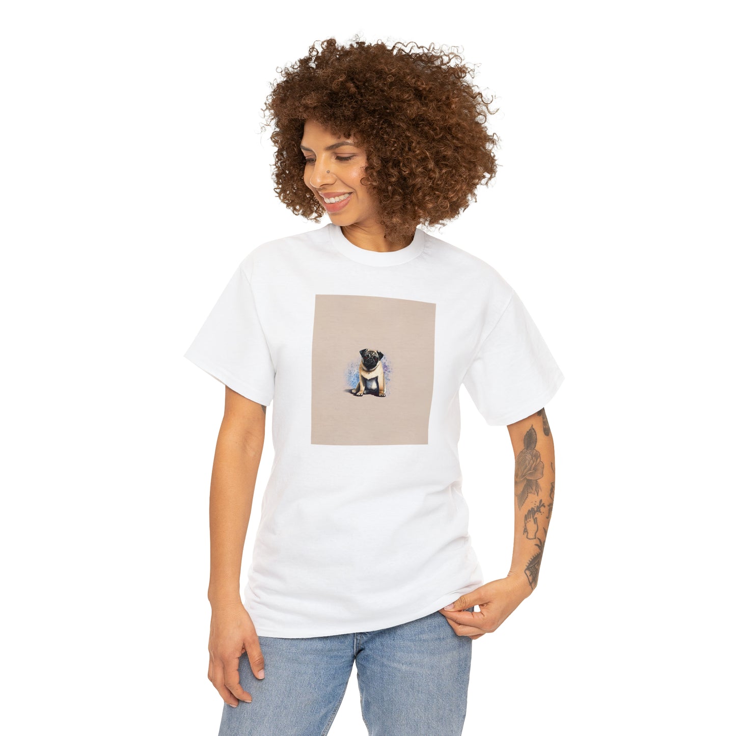 Pug Pals: Jimmy Reefs' Best Friend Tribute Heavy Cotton Tee