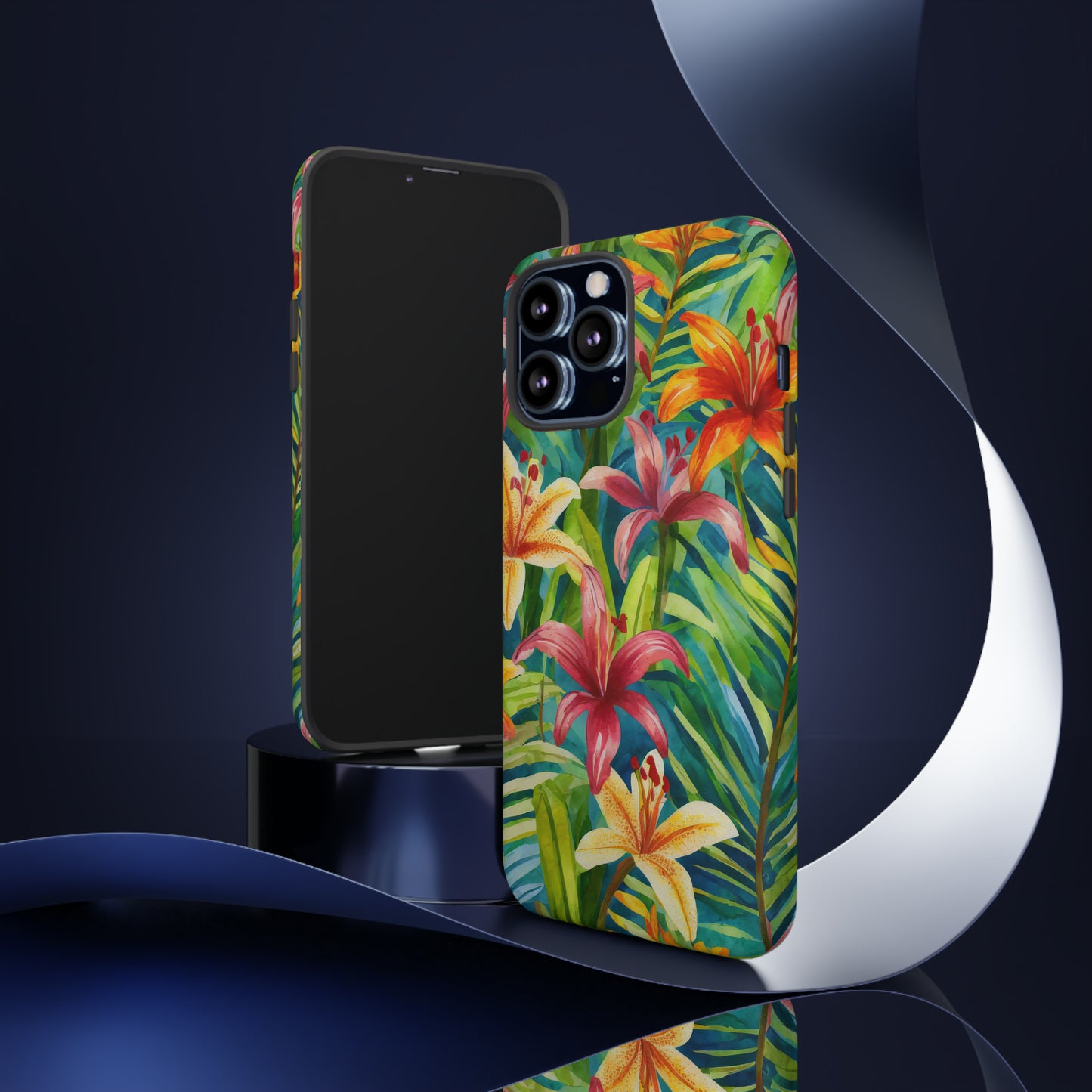 Rainforest Reverie: Jimmy Reefs Tropical Bloom Tough Case