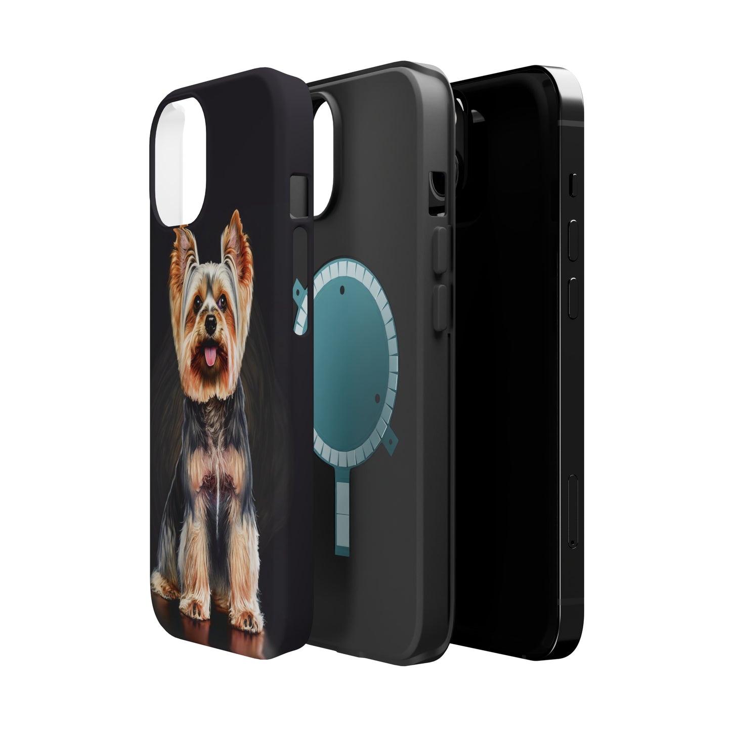 Pocket-Size Protector: Magsafe Guardian Yorkie Flair Tough Case