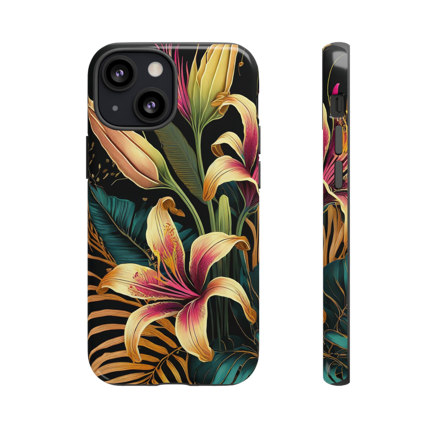 Gilded Blooms: Jimmy Reefs Tropical Elegance Case