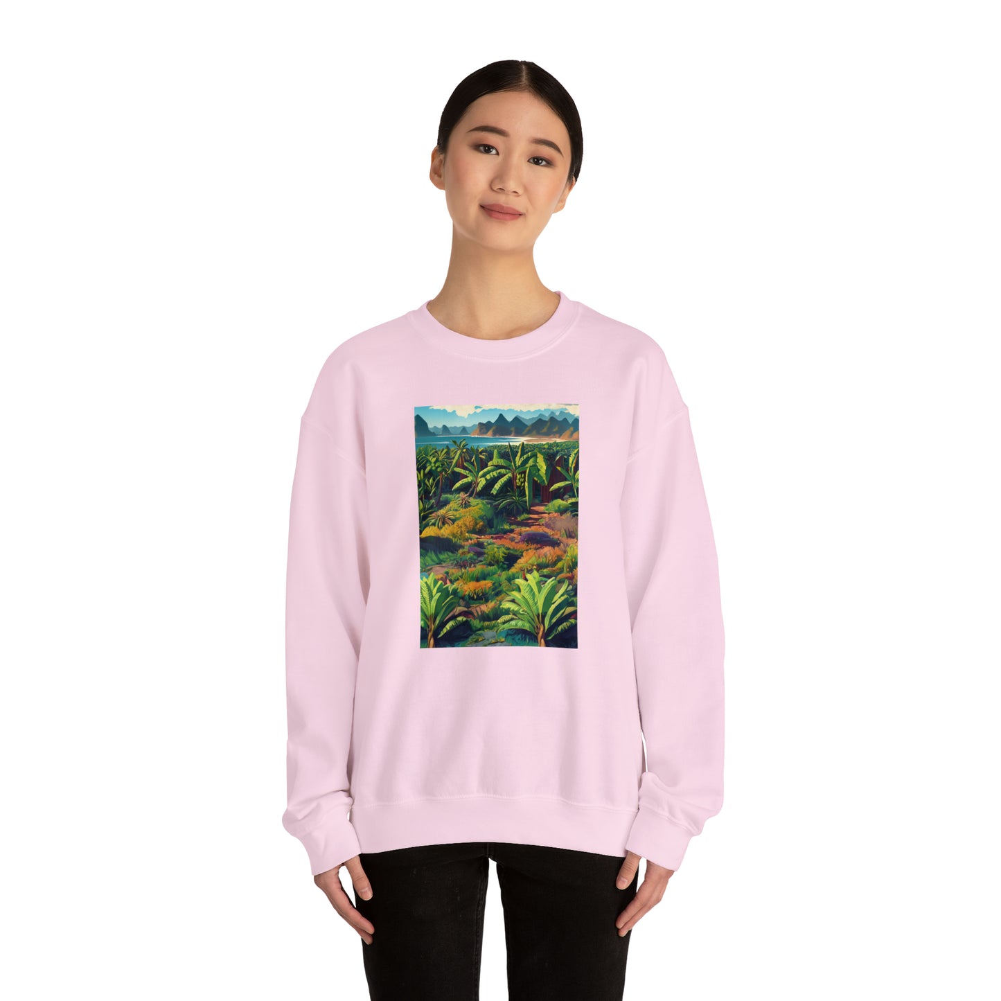 Tropicana Harvest: Banana Plantation Edition Unisex Heavy Blend™ Crewneck Sweatshirt