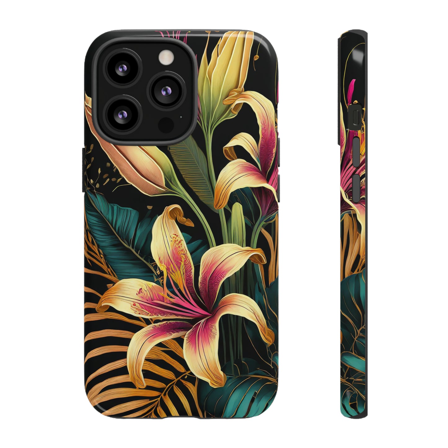 Gilded Blooms: Jimmy Reefs Tropical Elegance Case