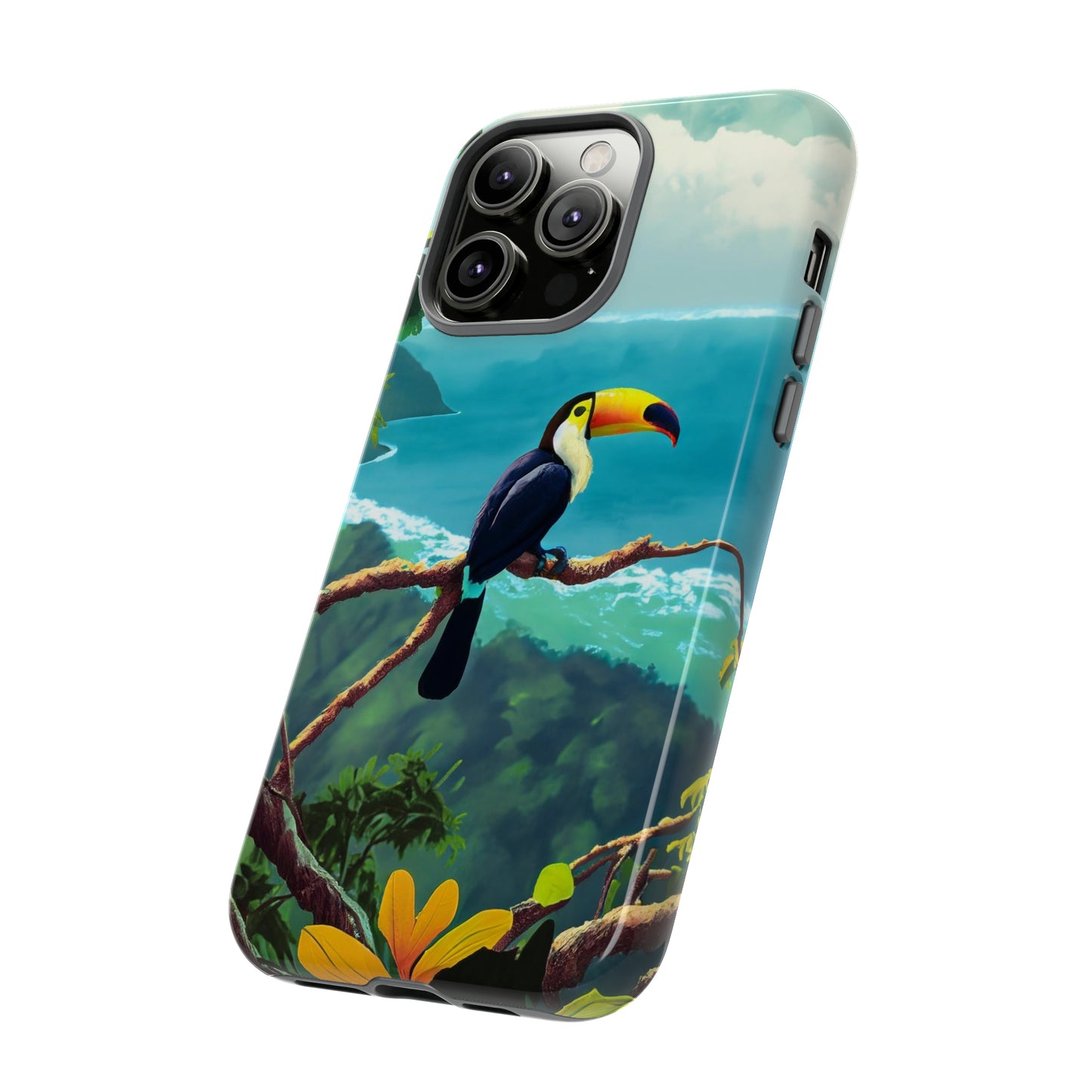Toucan Tropics: Jimmy Reefs Tropical Majesty Tough Cases
