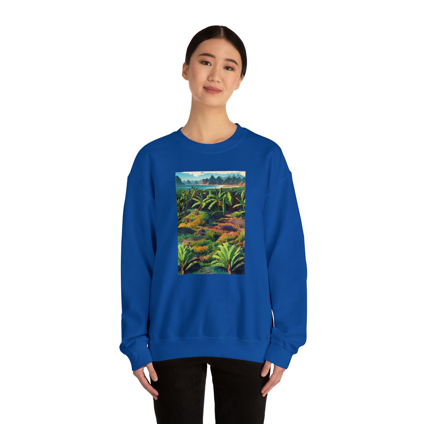 Tropicana Harvest: Banana Plantation Edition Unisex Heavy Blend™ Crewneck Sweatshirt