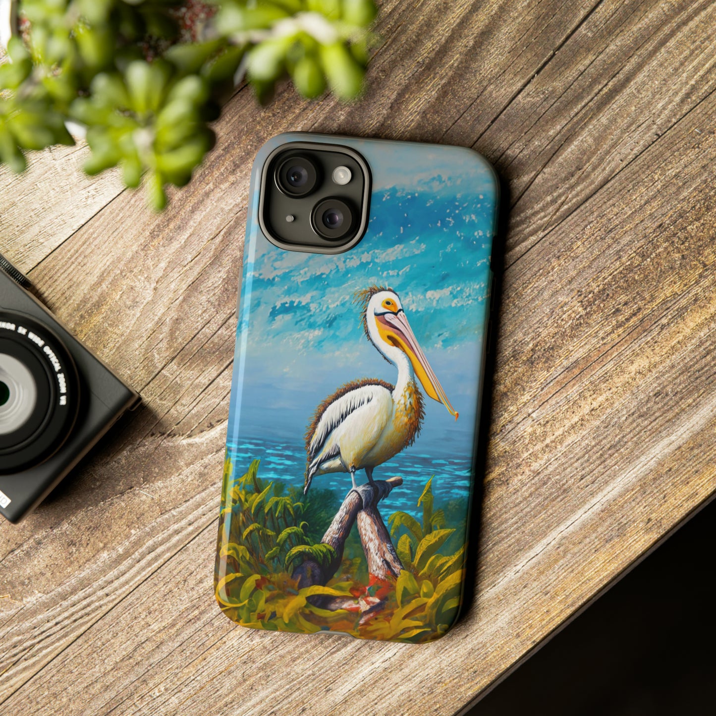 Nature's Guardian: Pelican Edition Tough Phone Case