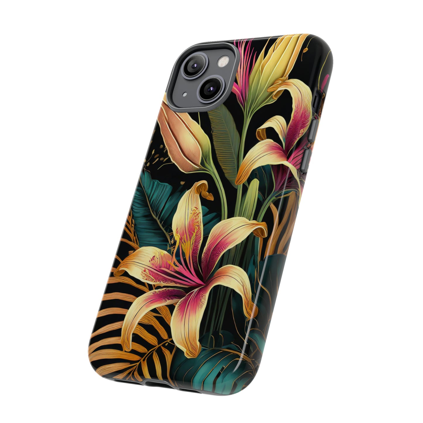 Gilded Blooms: Jimmy Reefs Tropical Elegance Case