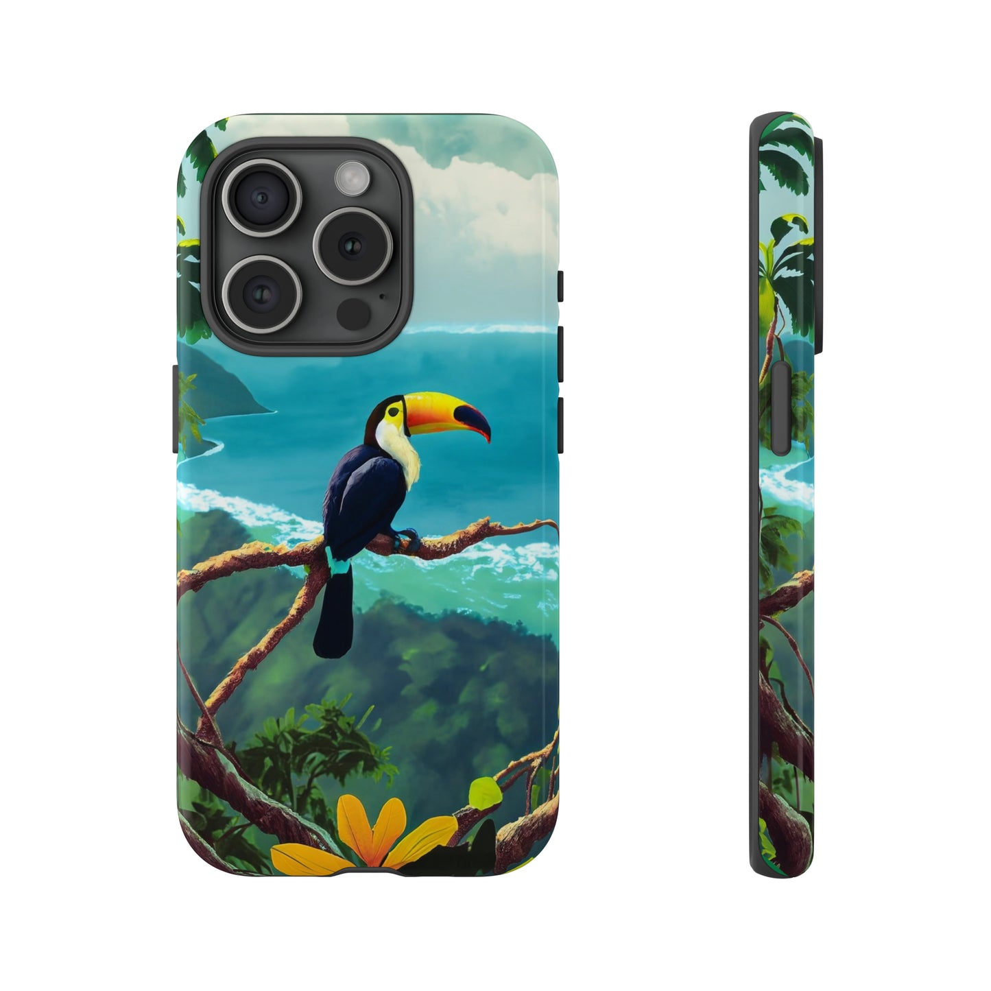 Toucan Tropics: Jimmy Reefs Tropical Majesty Tough Cases
