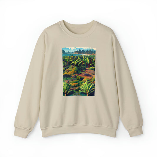 Tropicana Harvest: Banana Plantation Edition Unisex Heavy Blend™ Crewneck Sweatshirt