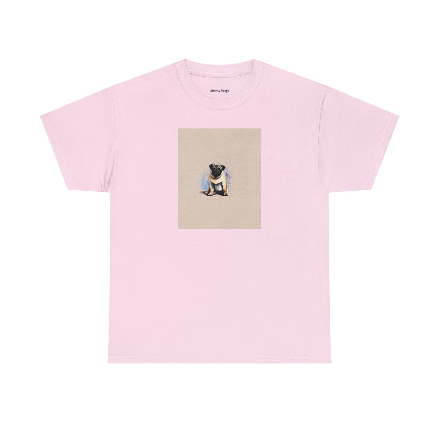 Pug Pals: Jimmy Reefs' Best Friend Tribute Heavy Cotton Tee