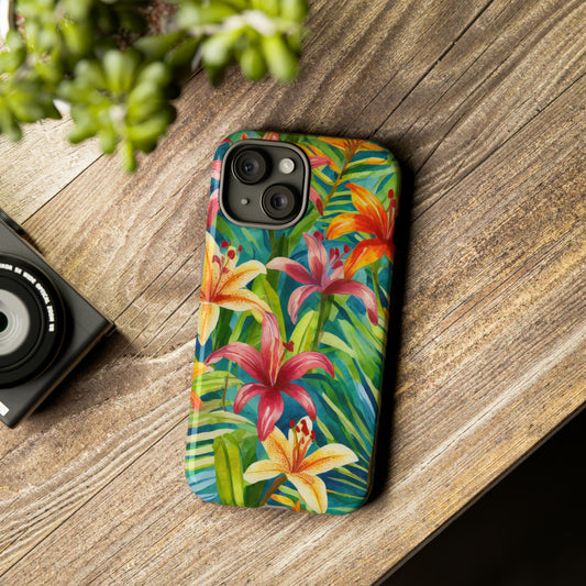Rainforest Reverie: Jimmy Reefs Tropical Bloom Tough Case