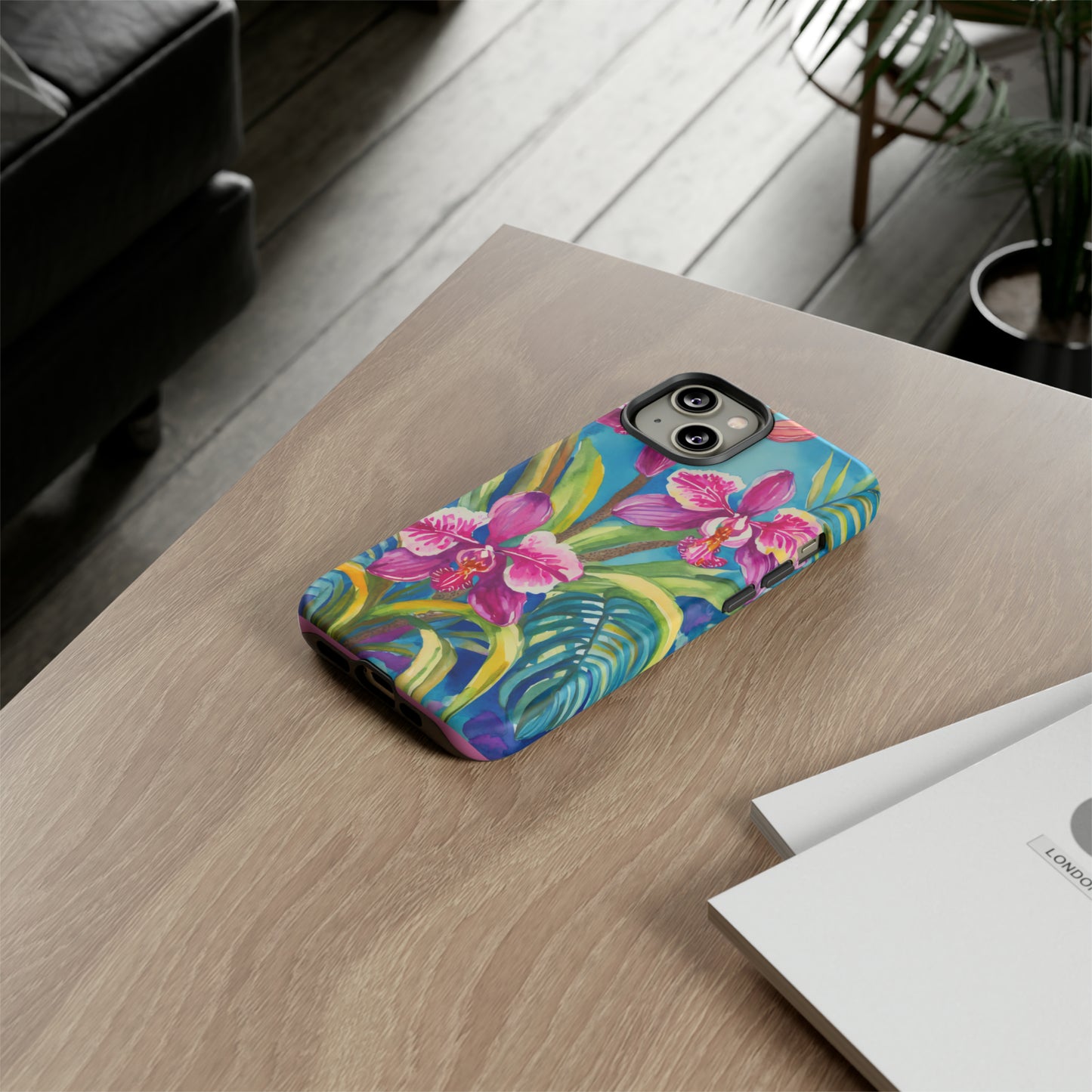 Orchid Dreams: Jimmy Reefs Pink Phalaenopsis Tough Case