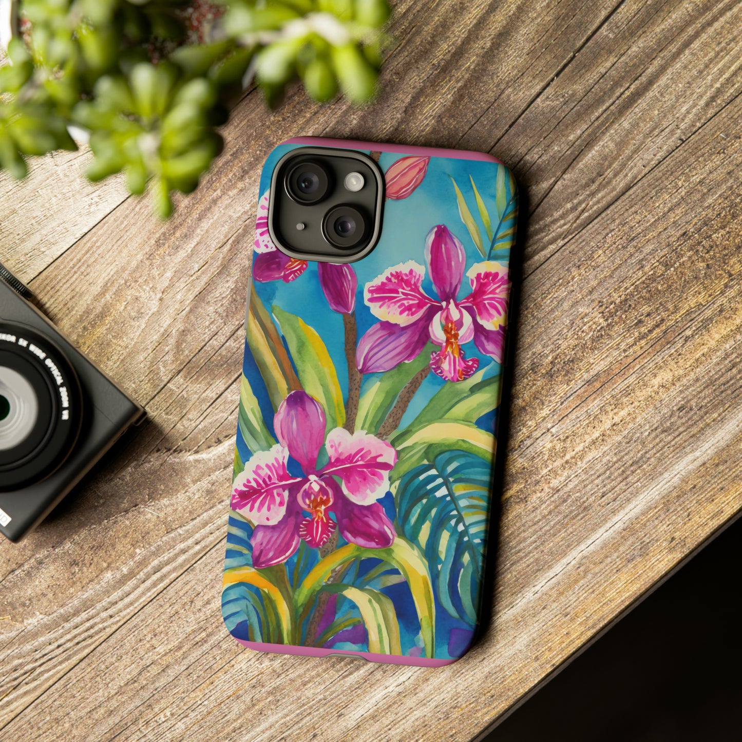 Orchid Dreams: Jimmy Reefs Pink Phalaenopsis Tough Case
