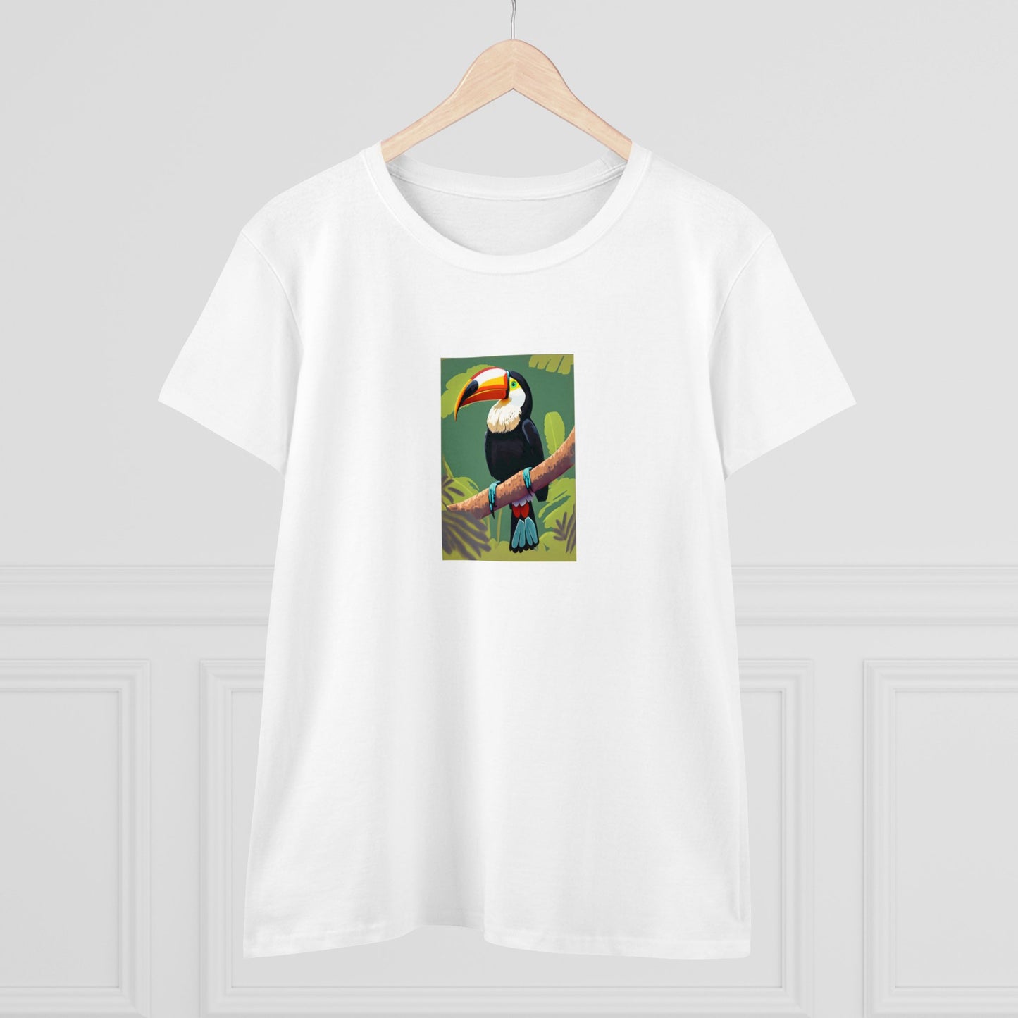 Toucan Splendor Women's Midweight Cotton Tee