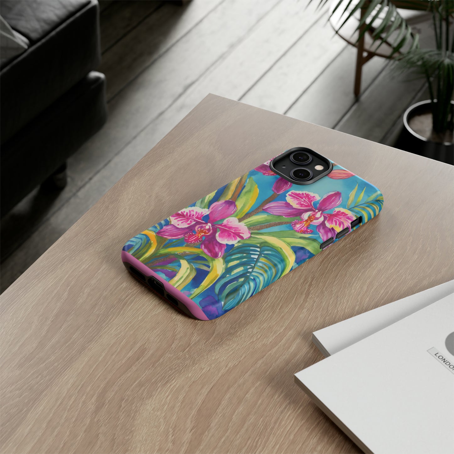 Orchid Dreams: Jimmy Reefs Pink Phalaenopsis Tough Case