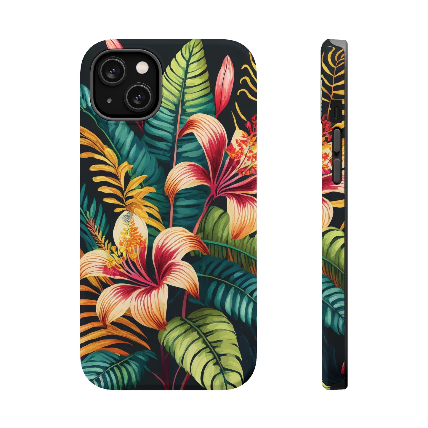 Tropical Bloom Elegance: Jimmy Reefs Floral Fantasy MagSafe Tough Cases