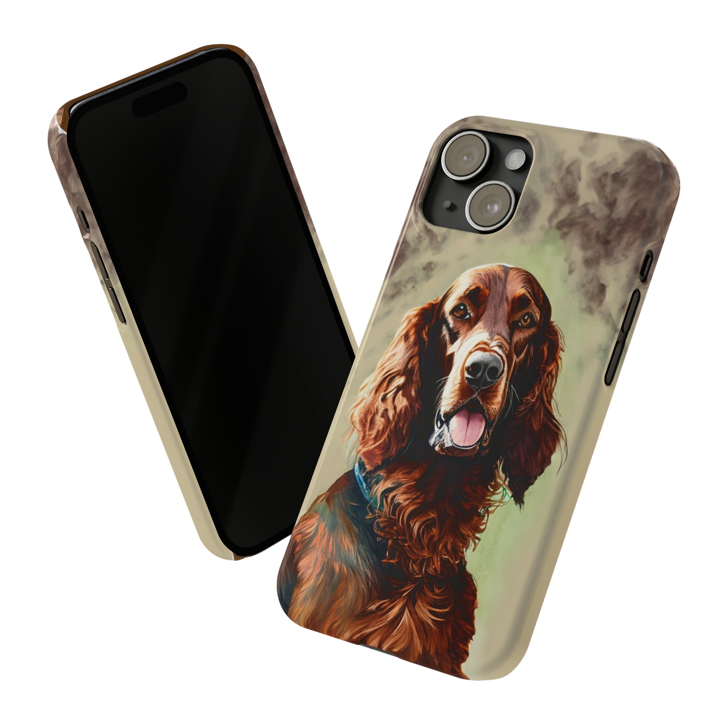 Elegance Unleashed: Jimmy Reefs Irish Setter Slim Phone Cases