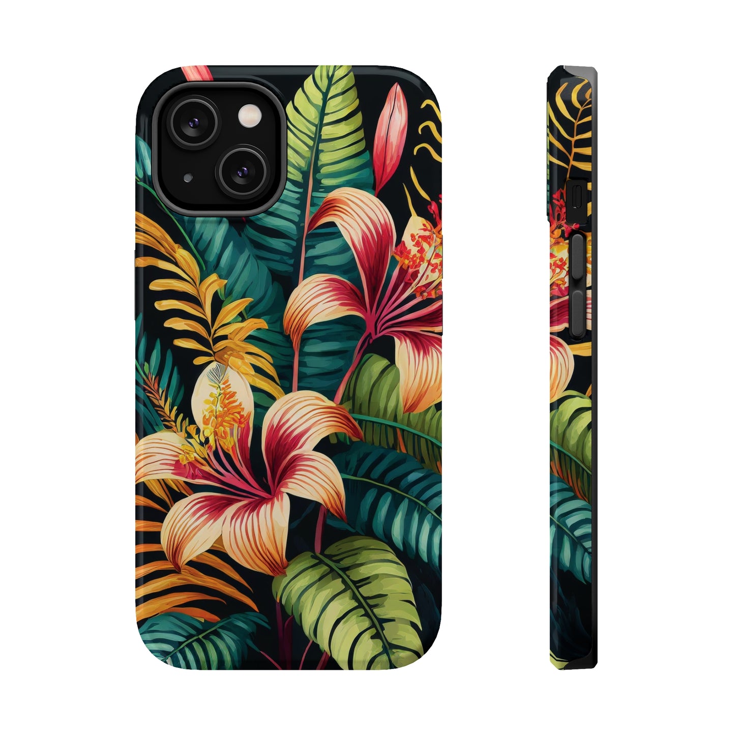 Tropical Bloom Elegance: Jimmy Reefs Floral Fantasy MagSafe Tough Cases