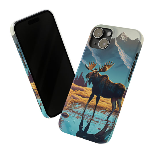 Majestic Moose: Jimmy Reefs Slim Moose Edition Phone Case