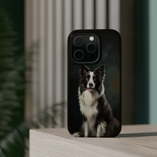 Border Collie Brilliance: Jimmy Reefs Collection – Energetic Edition MagSafe Tough Cases