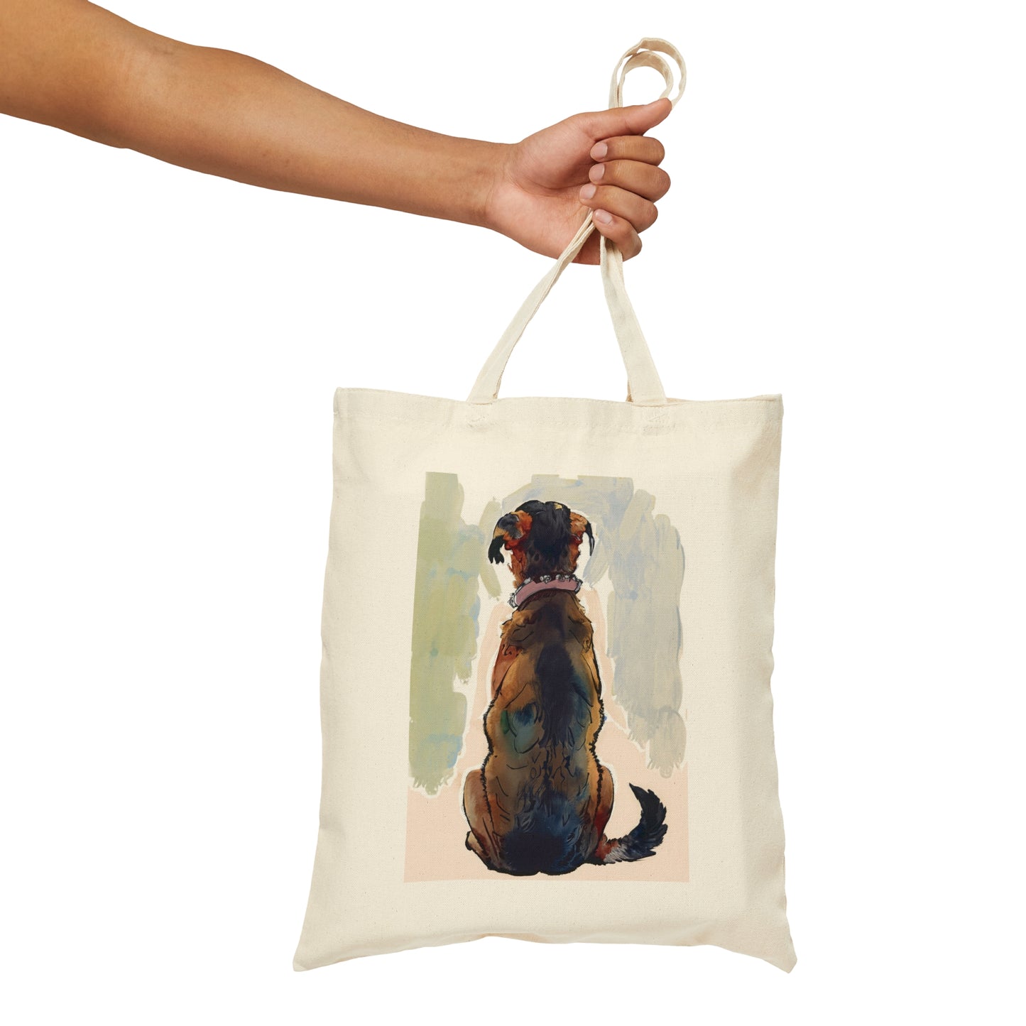 Mutt Majesty Cotton Canvas Tote Bag