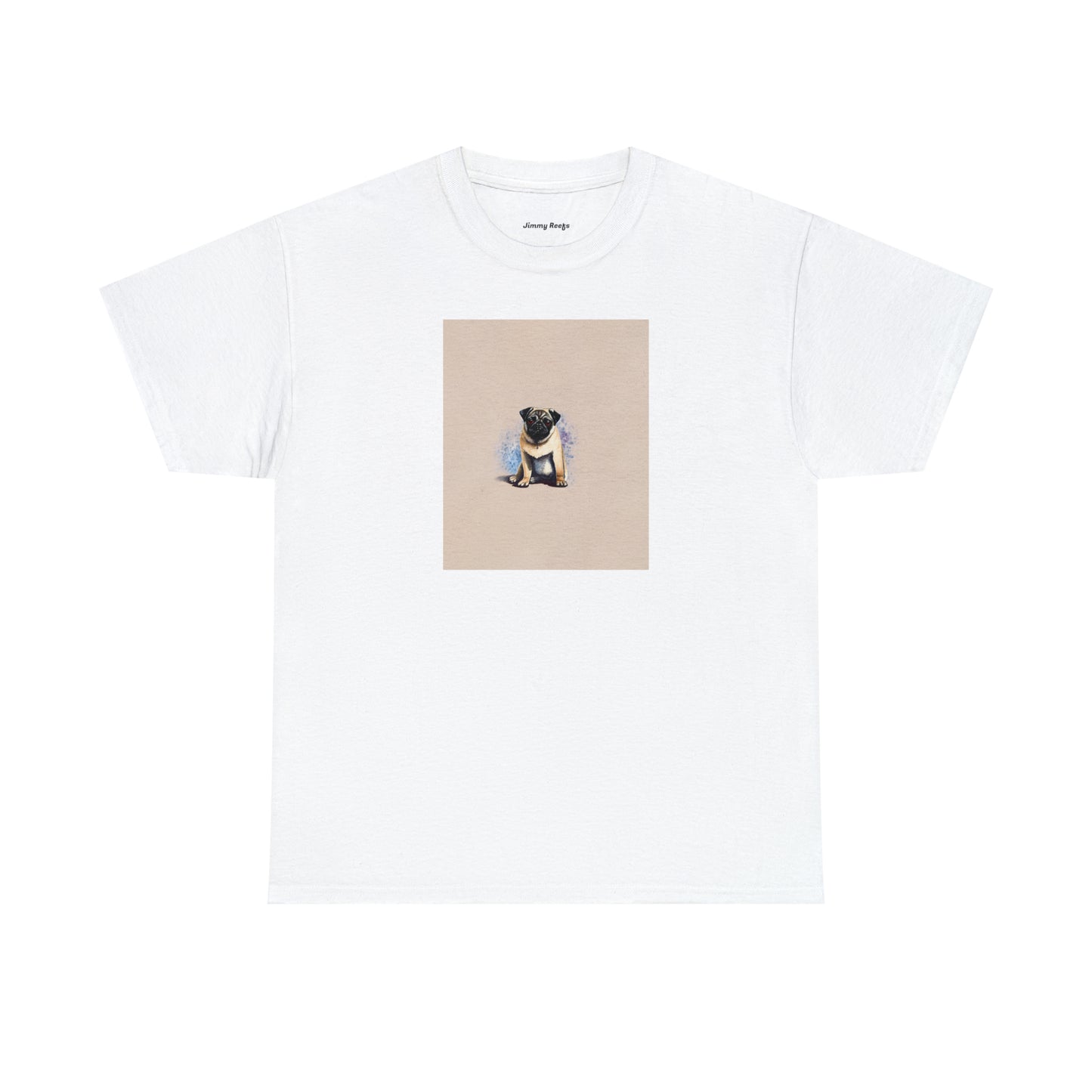 Pug Pals: Jimmy Reefs' Best Friend Tribute Heavy Cotton Tee